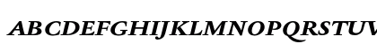 Jannon Text Med SC Bold Italic Lowercase Preview