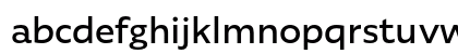 Agile Sans Regular Lowercase Preview