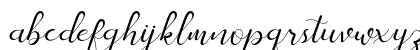 Stasya Free Regular Lowercase Preview