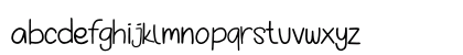 Cutie Bear Regular Lowercase Preview