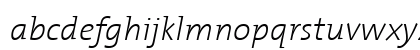 TheMix Italic Lowercase Preview