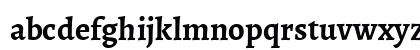Alegreya Bold Lowercase Preview