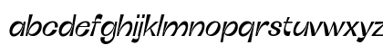 Boring Sans C Trial Italic Lowercase Preview