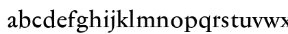 Jannon Text Med OSF Regular Lowercase Preview