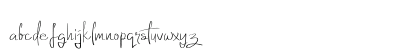 Elanor Regular Lowercase Preview