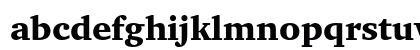 CharterITCBlack Regular Lowercase Preview