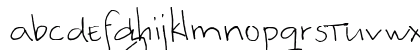 FG Petronella Regular Lowercase Preview