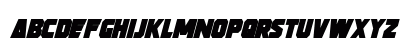 Strongarm Bold Italic Lowercase Preview