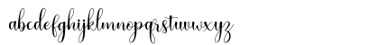 Nattalia Regular Lowercase Preview