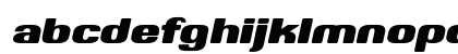 Valonik ExtBd Slant Regular Lowercase Preview