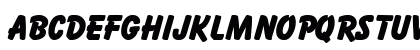 Bandit BoldItalic Lowercase Preview