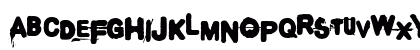 Demon Panic Regular Lowercase Preview