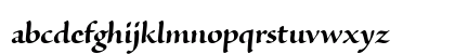 Sanvito Regular Lowercase Preview