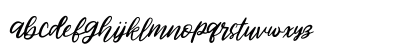 Ganthum Regular Lowercase Preview