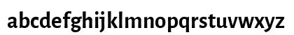 Alegreya Sans Bold Lowercase Preview