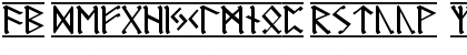 Germanic Runes-1 Regular Font