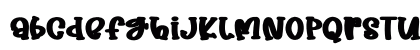 Tasty Food Bold Regular Lowercase Preview