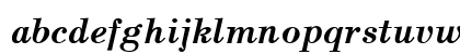 SchoolBook BoldItalic Cyrillic Lowercase Preview