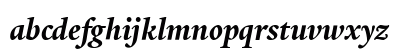 YaleAdmin Bold Italic Lowercase Preview