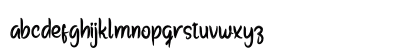 Yesterday Personal Use Lowercase Preview