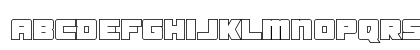 Samurai Terrapin Outline Outline Lowercase Preview