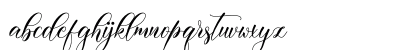 Darelina Regular Lowercase Preview