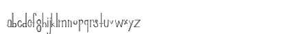 marginal hollow Regular Lowercase Preview