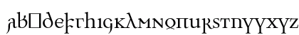 Ulfilas normal Lowercase Preview