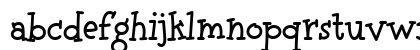 Tweedledee Bold Regular Lowercase Preview