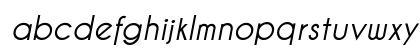 Caviar Dreams Bold Italic Lowercase Preview