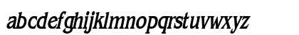 BangleThin BoldItalic Lowercase Preview