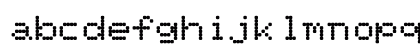 PALMER Regular Lowercase Preview