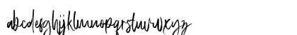 The Black Hat Regular Lowercase Preview