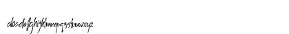 Blombanc Script Personal Use Regular Lowercase Preview
