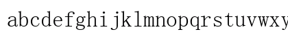 YouYuan Regular Lowercase Preview