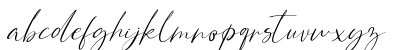 Bonstage Regular Lowercase Preview