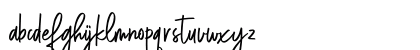 ShinthinkFree Regular Lowercase Preview