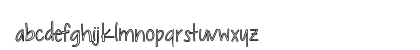 ChocolateCoveredRaindrops Medium Lowercase Preview