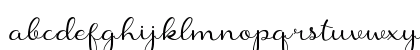Shanela Regular Lowercase Preview