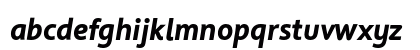 HarmonyText BoldItalic Lowercase Preview