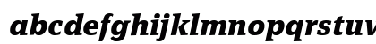 PageSerifTF-BoldItalic Regular Lowercase Preview
