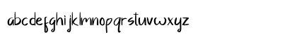 Sayangable Regular Lowercase Preview