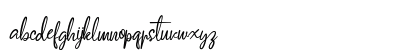 VerticaScripts Regular Lowercase Preview