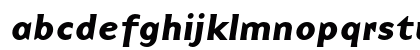BaseNineC Bold Italic Lowercase Preview