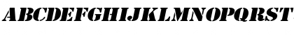 GI StencilExtended Italic Font