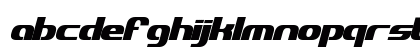 Explorien Bold Italic Lowercase Preview