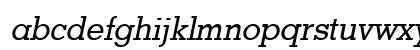 GeoCondensed Italic Lowercase Preview