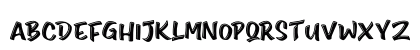 Smilen Regular Lowercase Preview