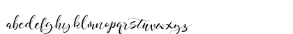 Mahdaleina Regular Lowercase Preview