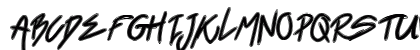Black Venom Regular Lowercase Preview